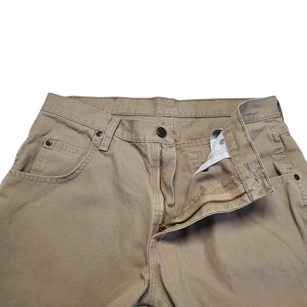 Wrangler Men's Rugged Wear Tan Jeans Size 32 X 32